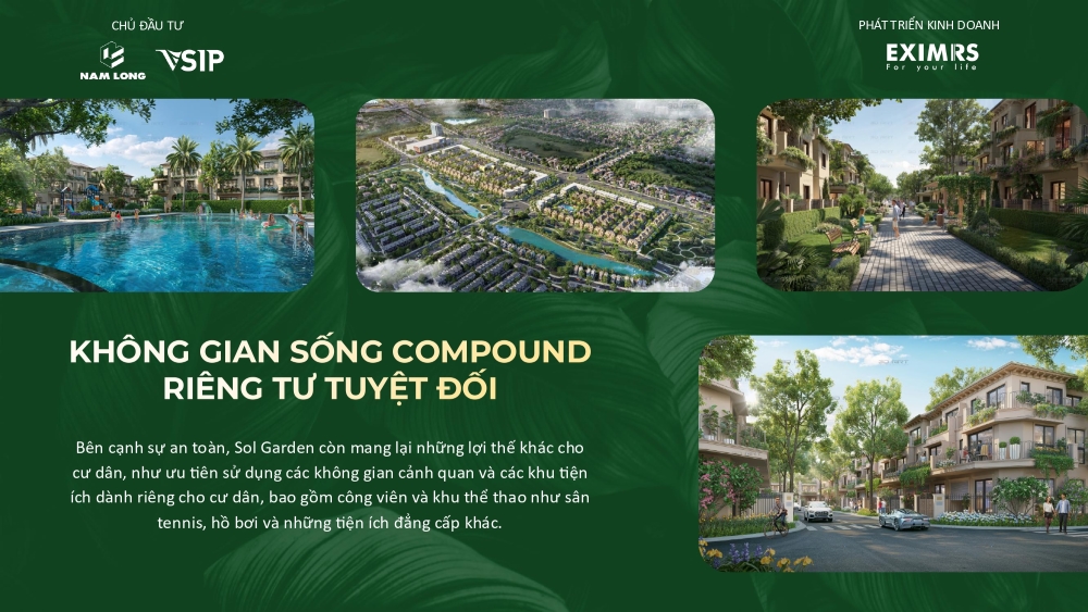 Giá trị quy hoạch và mật độ xanh trong quy mô dự án Sol Garden Hải Phòng
