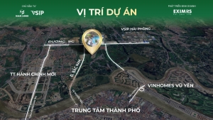 Khả năng kết nối từ vị trí dự án Sol Garden Hải Phòng: Lợi thế trung tâm trong lòng VSIP