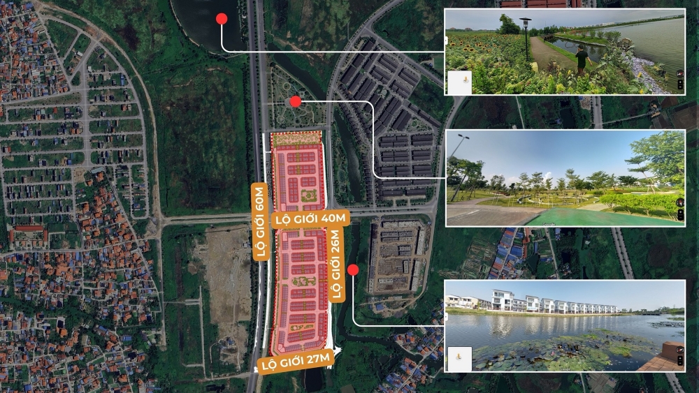 Khả năng kết nối từ vị trí dự án Sol Garden Hải Phòng trong bán kính 2-5km Khả năng kết nối từ vị trí dự án Sol Garden Hải Phòng trong bán kính 2-5km