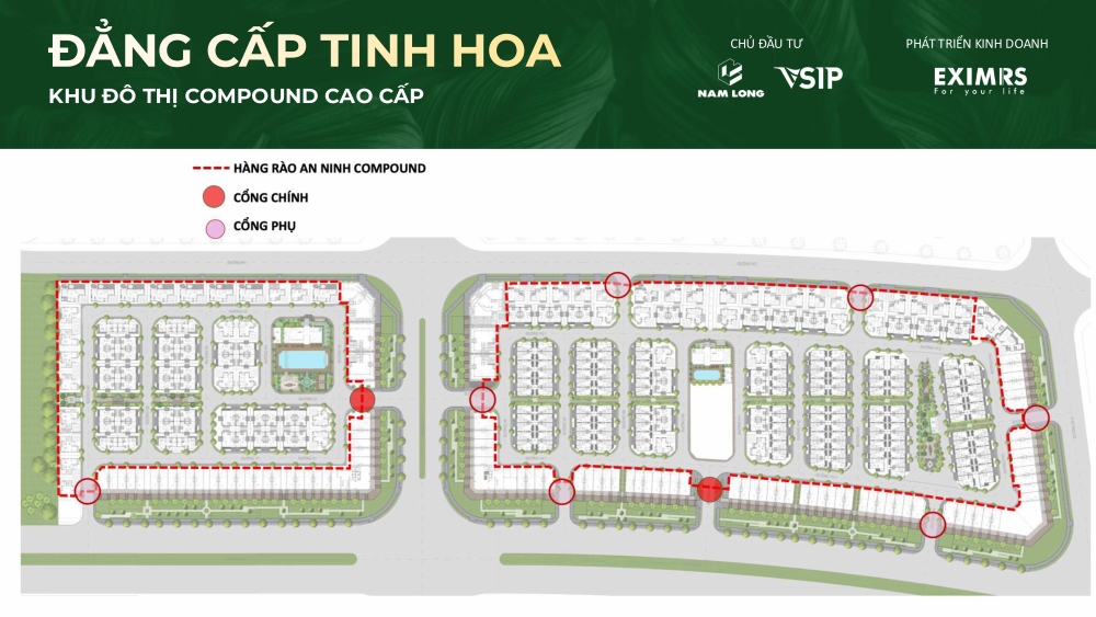 Tổng quan mặt bằng dự án Sol Garden Hải Phòng dưới góc nhìn quy hoạch 1/500